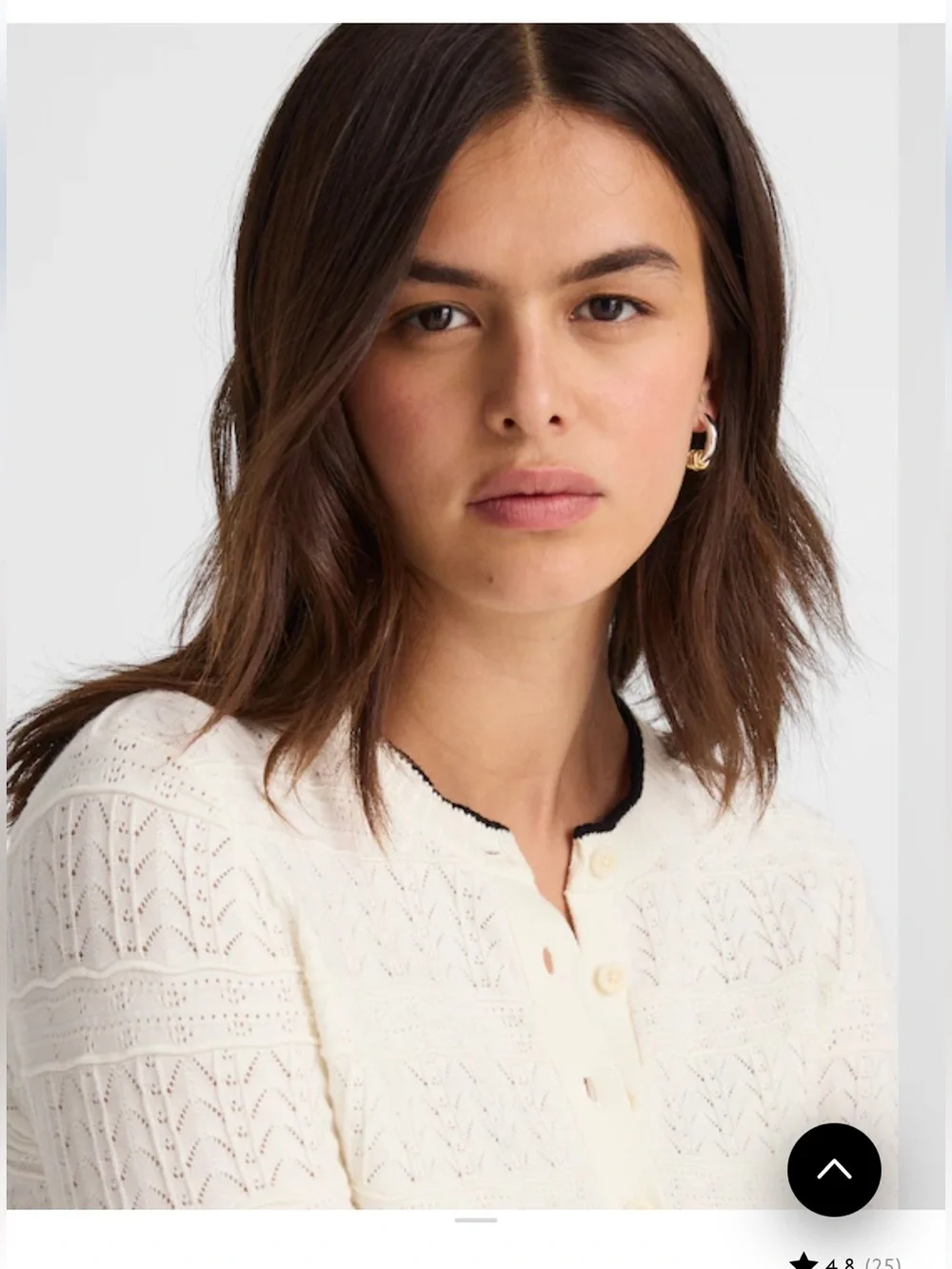 NWT Madewell Pointelle-Stitch Cardigan